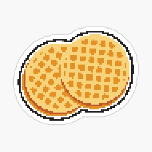 Stranger Things Eggos Waffle Sticker