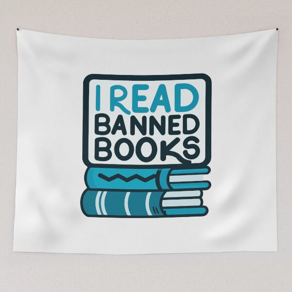 Item preview, I Read Banned Books designed and sold by Timegraf.