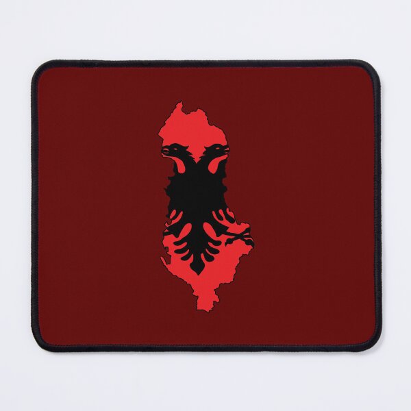 Item preview, Albania country shape flag designed and sold by Rachael Taylor.