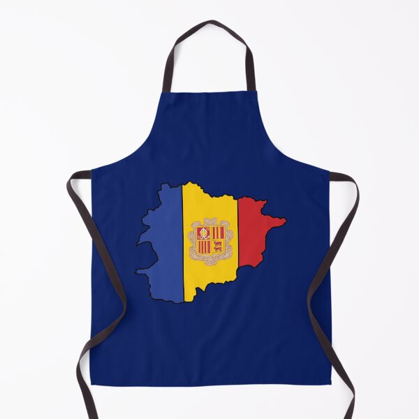 Item preview, Andorra country shape flag designed and sold by Rachael Taylor.