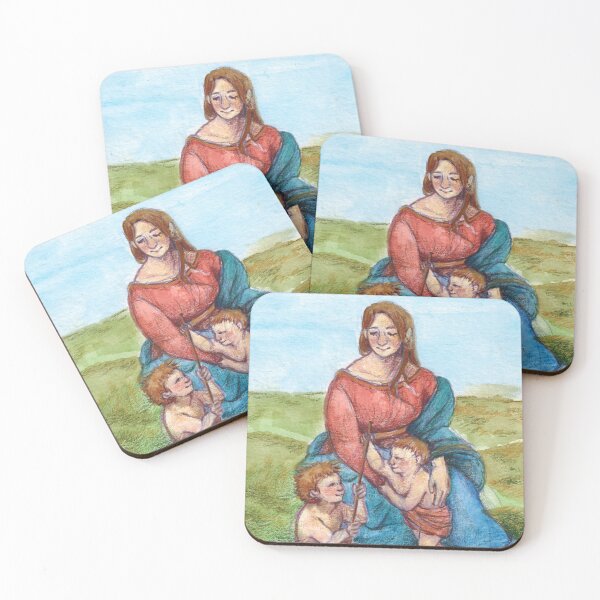 Item preview, Mother's Love - A Classic Renaissance Painting Reimagined designed and sold by SunshyeStudios.