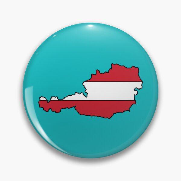 Item preview, Austria country shape flag designed and sold by Rachael Taylor.