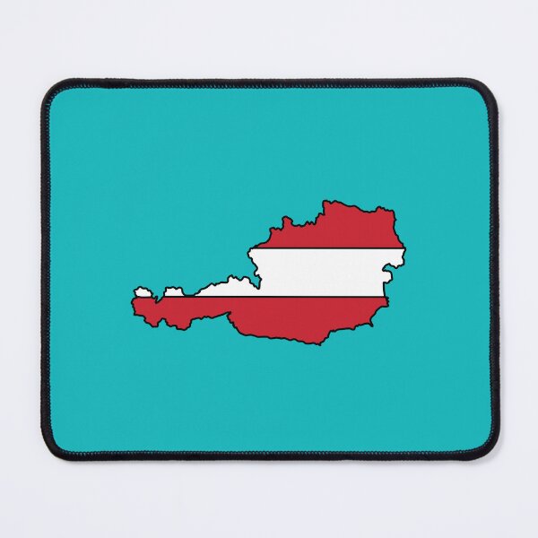 Item preview, Austria country shape flag designed and sold by Rachael Taylor.