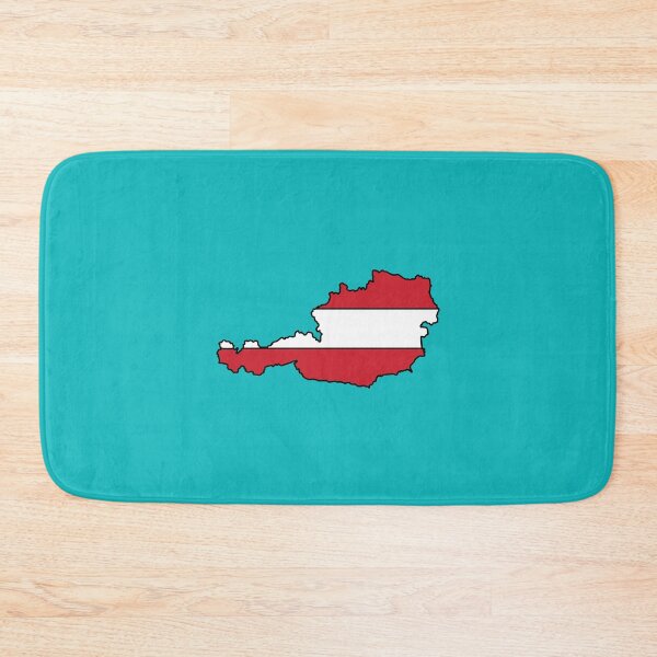 Item preview, Austria country shape flag designed and sold by Rachael Taylor.