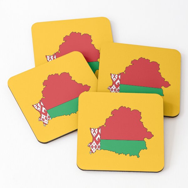 Item preview, Belarus country shape flag designed and sold by Rachael Taylor.