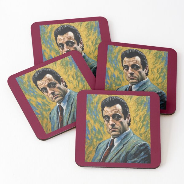 Item preview,  "Tommy DeVito Portrait: Captivating Depiction of a Gangster" designed and sold by Artisticanvas.