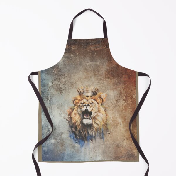 Item preview, Yeshua Yahusha Lion of Judah - Rustic Christian Hebrew T-shirt designed and sold by Narrow-Path.