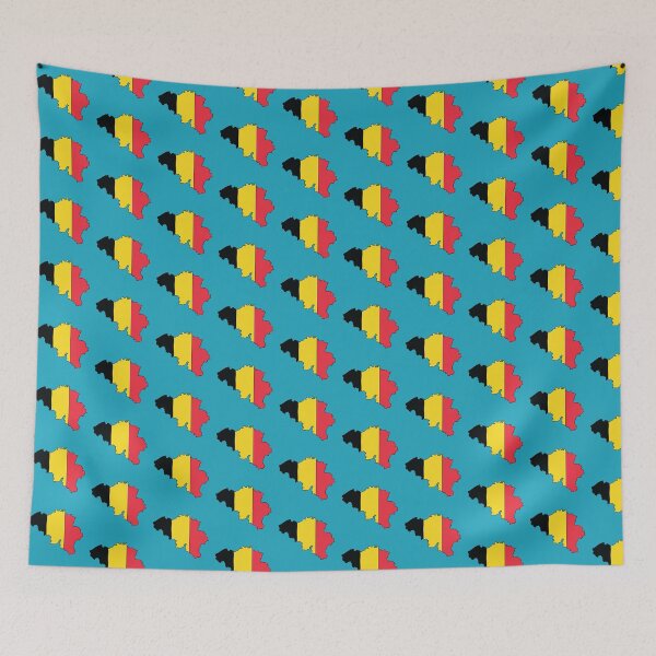 Item preview, Belgium country shape flag designed and sold by Rachael Taylor.