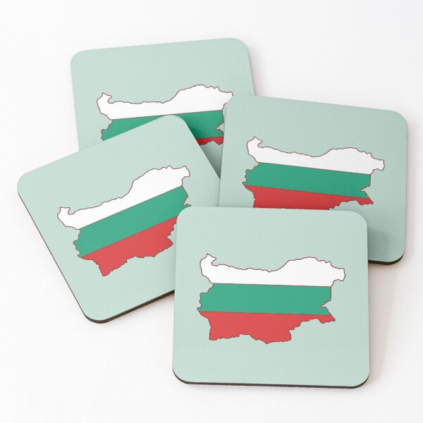 Item preview, Bulgaria country shape flag designed and sold by Rachael Taylor.