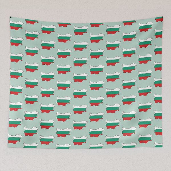Item preview, Bulgaria country shape flag designed and sold by Rachael Taylor.