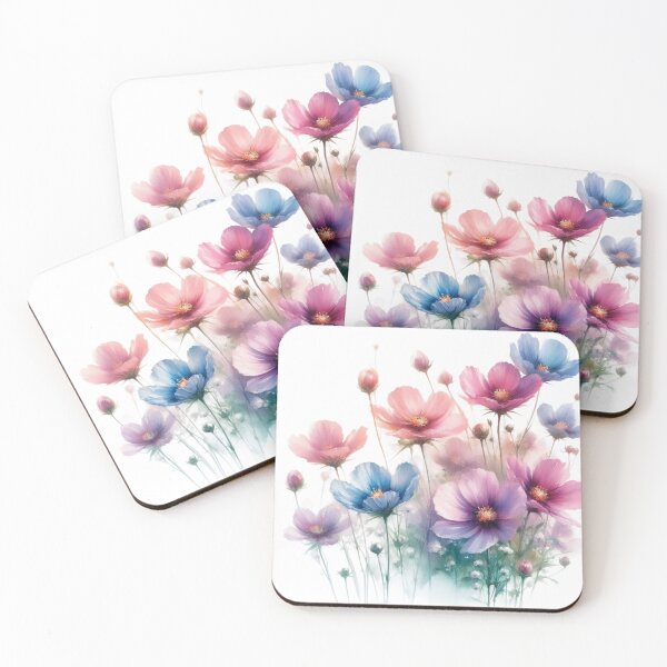 Item preview, Watercolor of wild flowers 12 designed and sold by I-HERE.