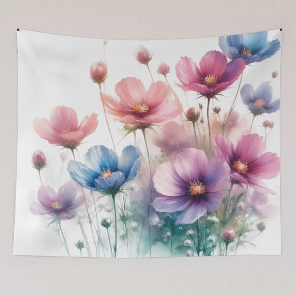 Item preview, Watercolor of wild flowers 12 designed and sold by I-HERE.