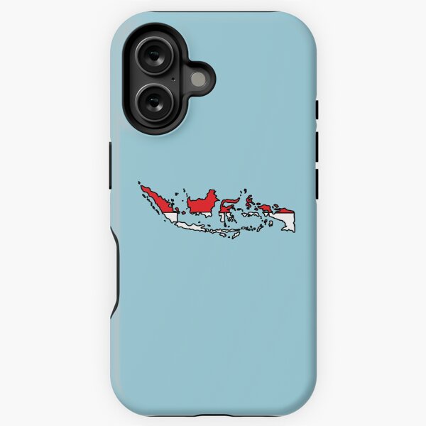 Item preview, Indonesia country shape flag designed and sold by zenithcreative.