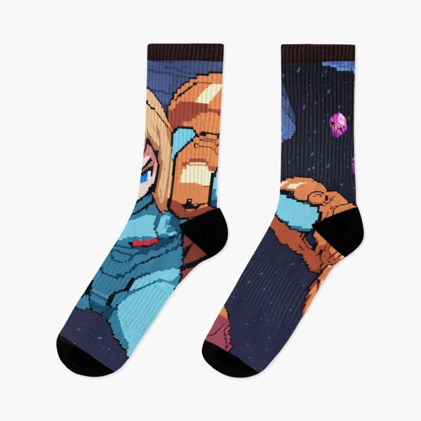 Artikelvorschau, Samus Aran Pixel Art entworfen und verkauft von 2DVice.