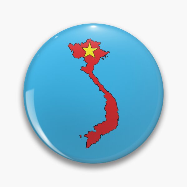 Item preview, Vietnam country shape flag designed and sold by Rachael Taylor.