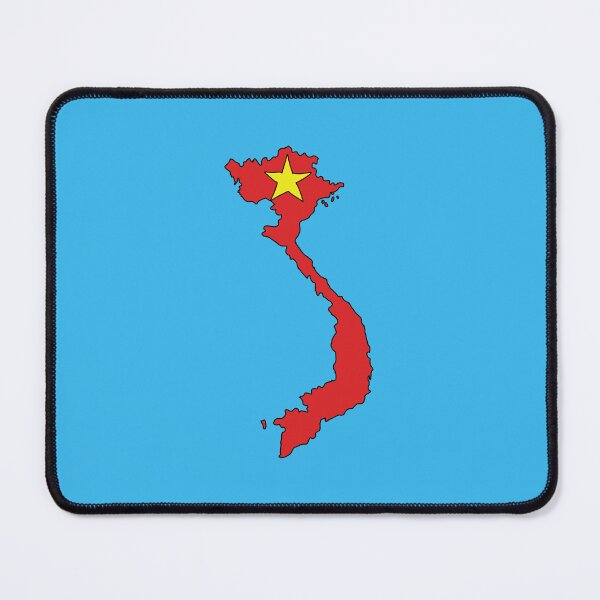 Item preview, Vietnam country shape flag designed and sold by Rachael Taylor.