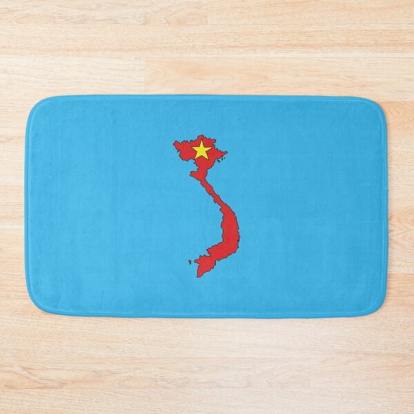 Item preview, Vietnam country shape flag designed and sold by Rachael Taylor.