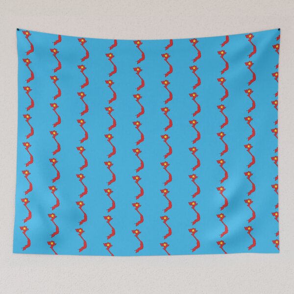 Item preview, Vietnam country shape flag designed and sold by Rachael Taylor.