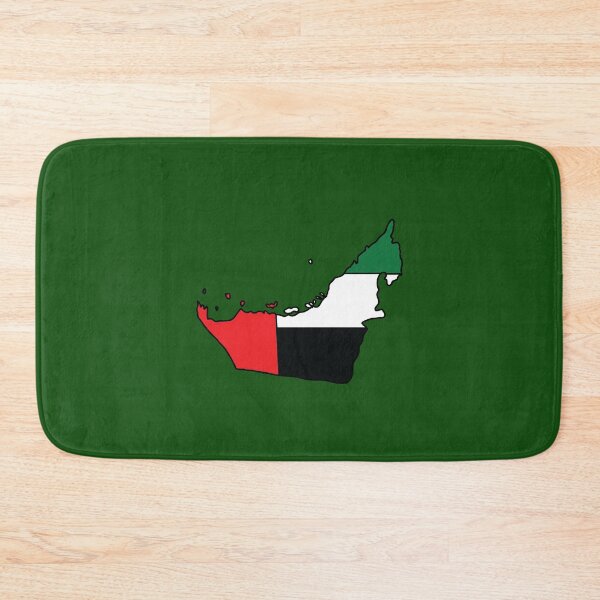 Item preview, United Arab Emirates country shape flag designed and sold by Rachael Taylor.