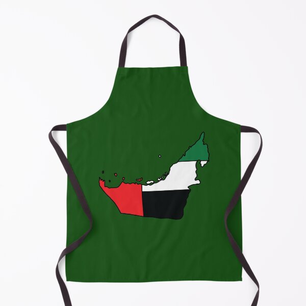 Item preview, United Arab Emirates country shape flag designed and sold by zenithcreative.