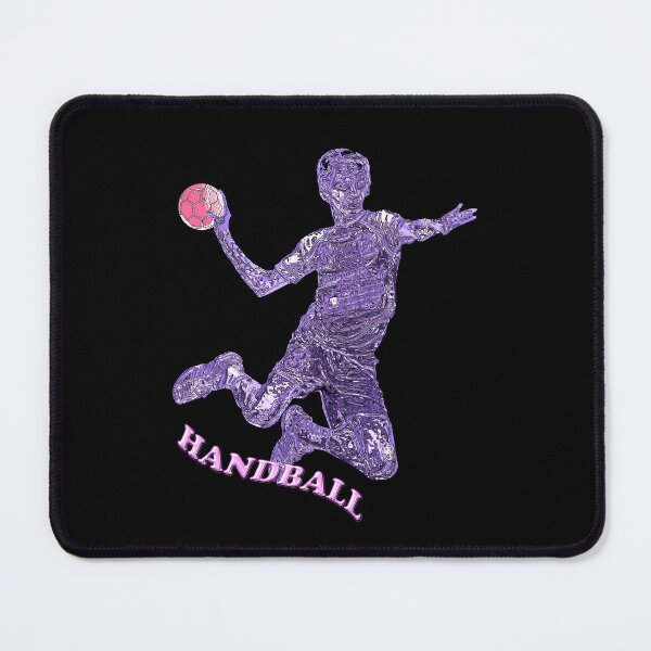 Item preview, Handball player purple silhouette designed and sold by Astralia.