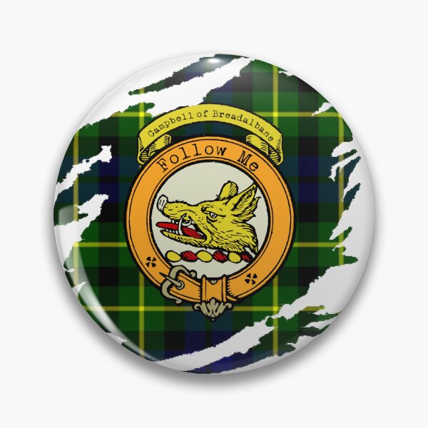 Item preview, Campbell of Breadalbane Clan Crest Scottish Surname Tartan designed and sold by BagTown Clans.