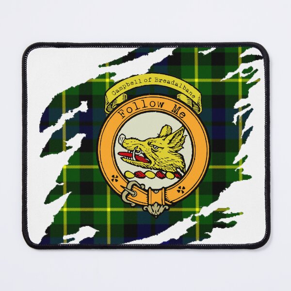 Item preview, Campbell of Breadalbane Clan Crest Scottish Surname Tartan designed and sold by BagTown Clans.
