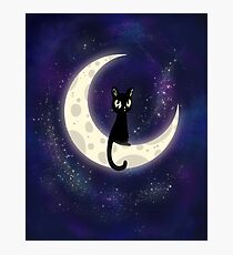 The Moon's Cat Photographic Print