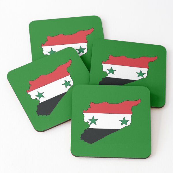 Item preview, Syria country shape flag designed and sold by zenithcreative.