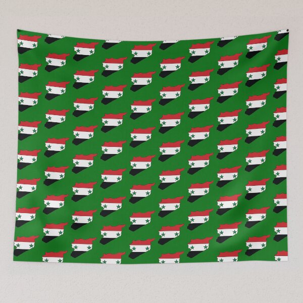 Item preview, Syria country shape flag designed and sold by Rachael Taylor.