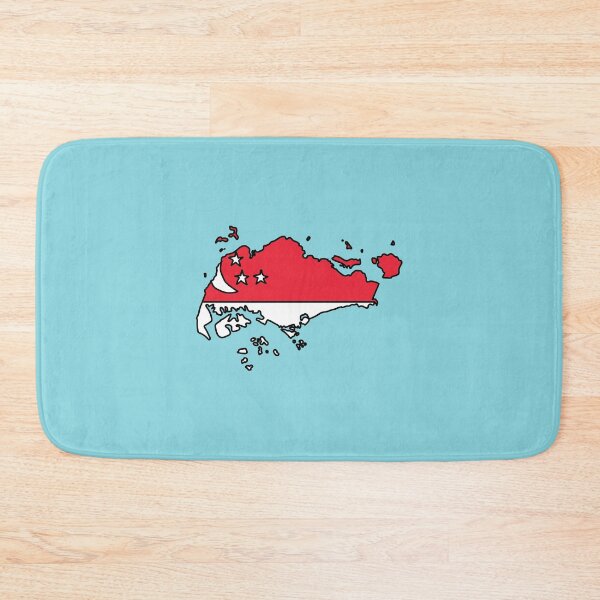 Item preview, Singapore country shape flag designed and sold by Rachael Taylor.