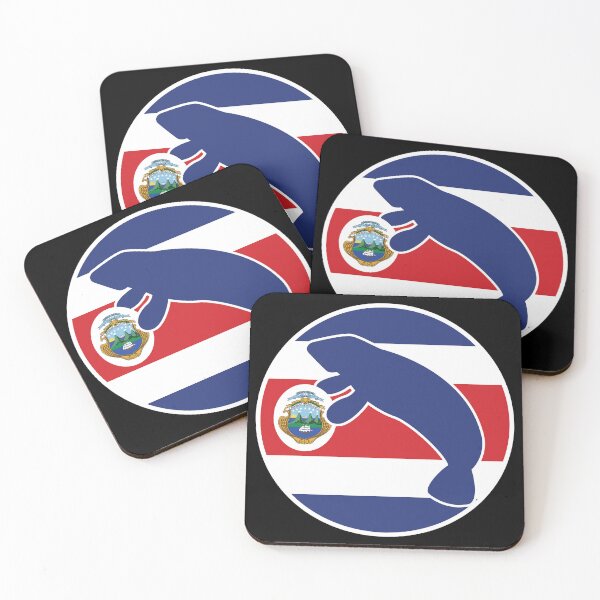 Item preview, Costa Rica Manatee Costa Rican National Animal Flag designed and sold by FlagX.