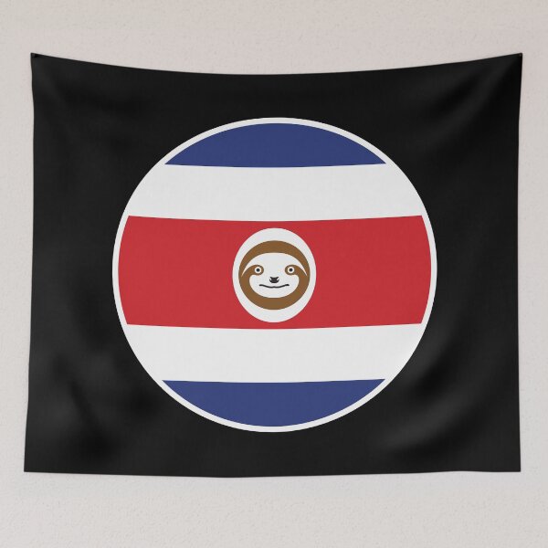 Item preview, Costa Rica Sloth Costa Rican National Animal Flag designed and sold by FlagX.