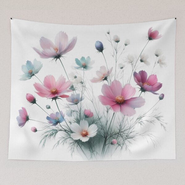 Item preview, Watercolor of wild flowers 18 designed and sold by I-HERE.