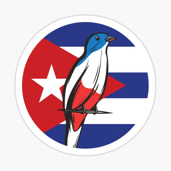 Item preview, Cuba Cuban trogon Tocororo Cuban National Animal Flag designed and sold by FlagX.