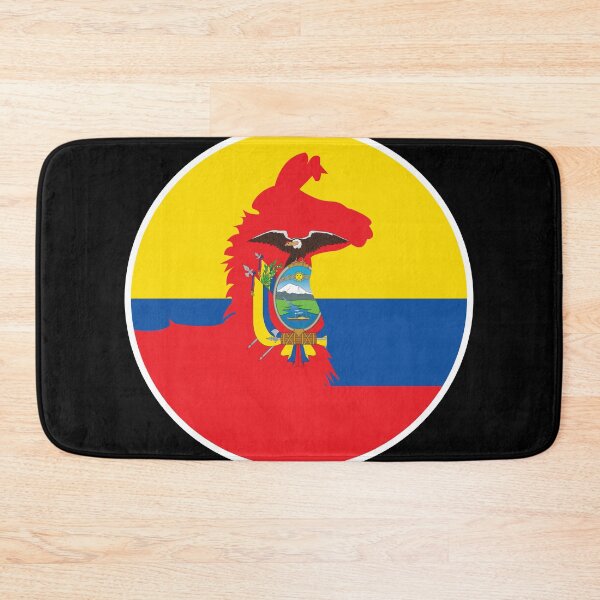 Item preview, Ecuador Llama Alpaca Alpaca Ecuadorian National Animal Flag designed and sold by FlagX.