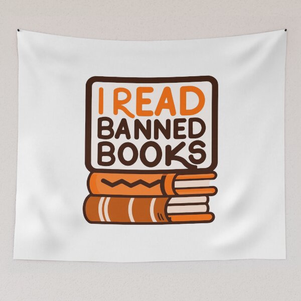 Item preview, I Read Banned Books designed and sold by Timegraf.