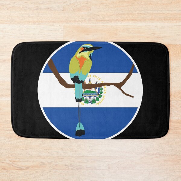 Item preview, El Salvador Turquoise-browed motmot Torogoz Salvadoran National Animal Flag designed and sold by FlagX.