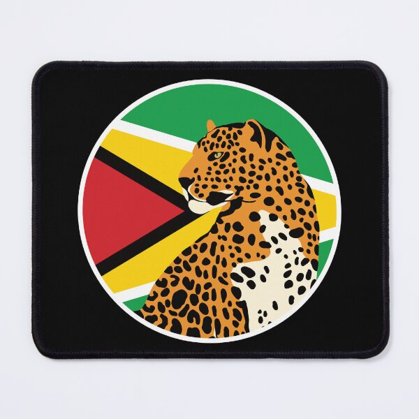 Item preview, Guyana Jaguar Guyanese National Animal Flag designed and sold by FlagX.