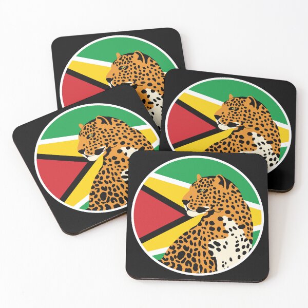 Item preview, Guyana Jaguar Guyanese National Animal Flag designed and sold by FlagX.