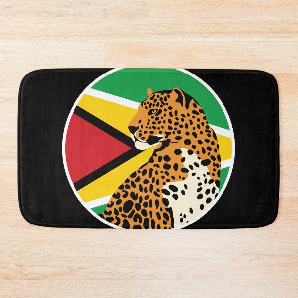 Item preview, Guyana Jaguar Guyanese National Animal Flag designed and sold by FlagX.