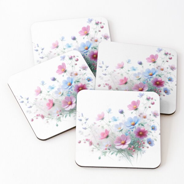 Item preview, Watercolor of wild flowers 20 designed and sold by I-HERE.