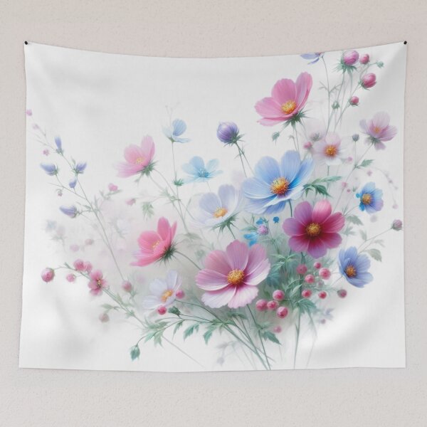 Item preview, Watercolor of wild flowers 20 designed and sold by I-HERE.