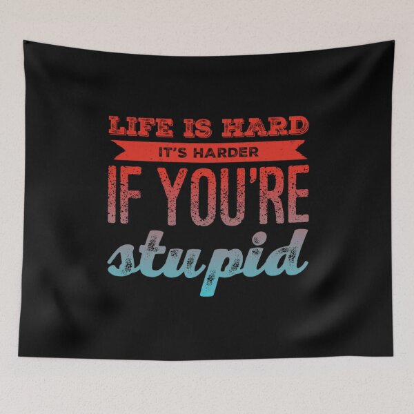 Item preview, Life Is Hard Funny Life Quote Funny Life Shirt designed and sold by ArabCorner.