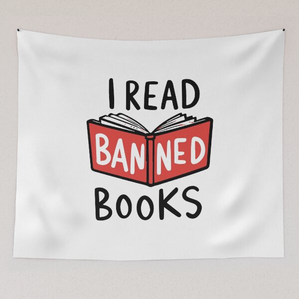 Item preview, I Read Banned Books designed and sold by Timegraf.