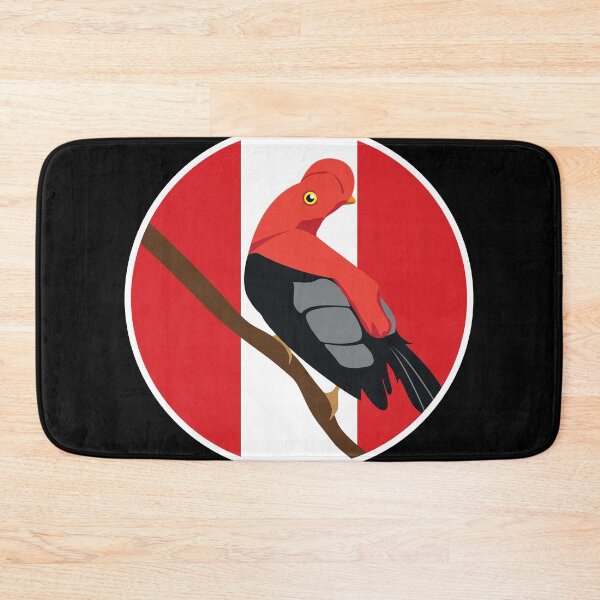 Item preview, Peru Andean cock-of-the-rock Tunki Peruvian National Animal Flag designed and sold by FlagX.