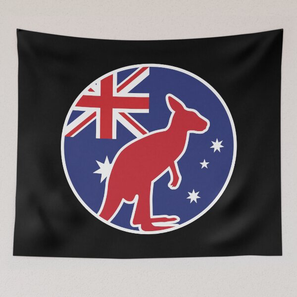 Item preview, Australia Kangaroo Australian National Animal Flag designed and sold by FlagX.