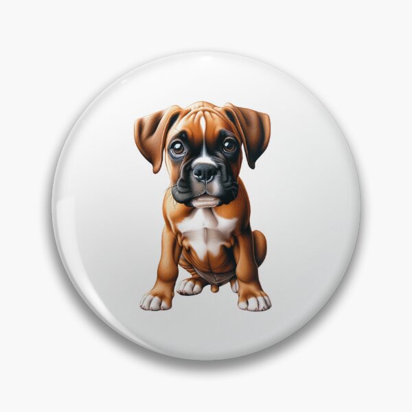 Item preview, Fawn Boxer Dog Puppy Drawing  designed and sold by CharmStudio.
