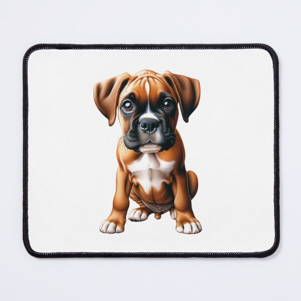 Item preview, Fawn Boxer Dog Puppy Drawing designed and sold by CharmStudio.