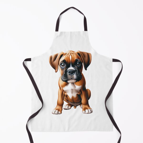 Item preview, Fawn Boxer Dog Puppy Drawing designed and sold by CharmStudio.